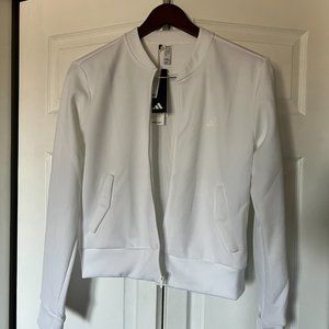 Adidas women’s KNIT GOLF BOMBER JACKET (size M)
